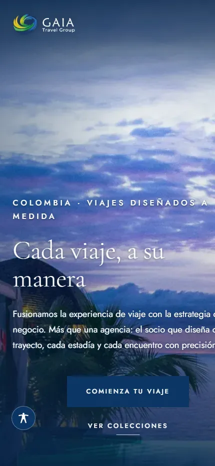 Gaia Travel Group — mobile